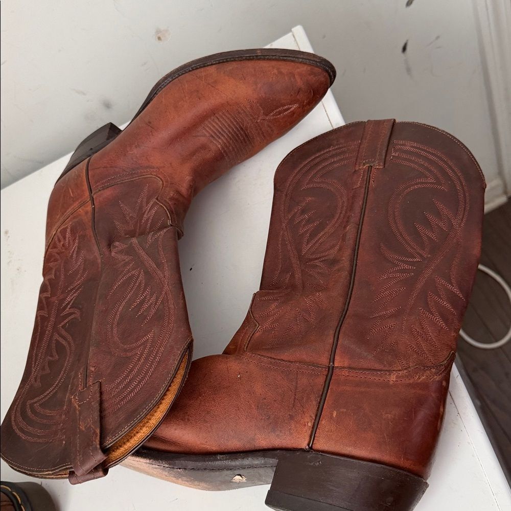 Tony Lama boots men boots sz 12D - Picture 4 of 6